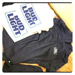 Bud light sweater and T-shirt’s